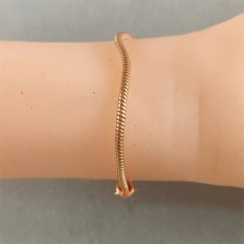Dreamcatcher Bracelet Female Rose Gold Snake Bones Chain Advibe Studio