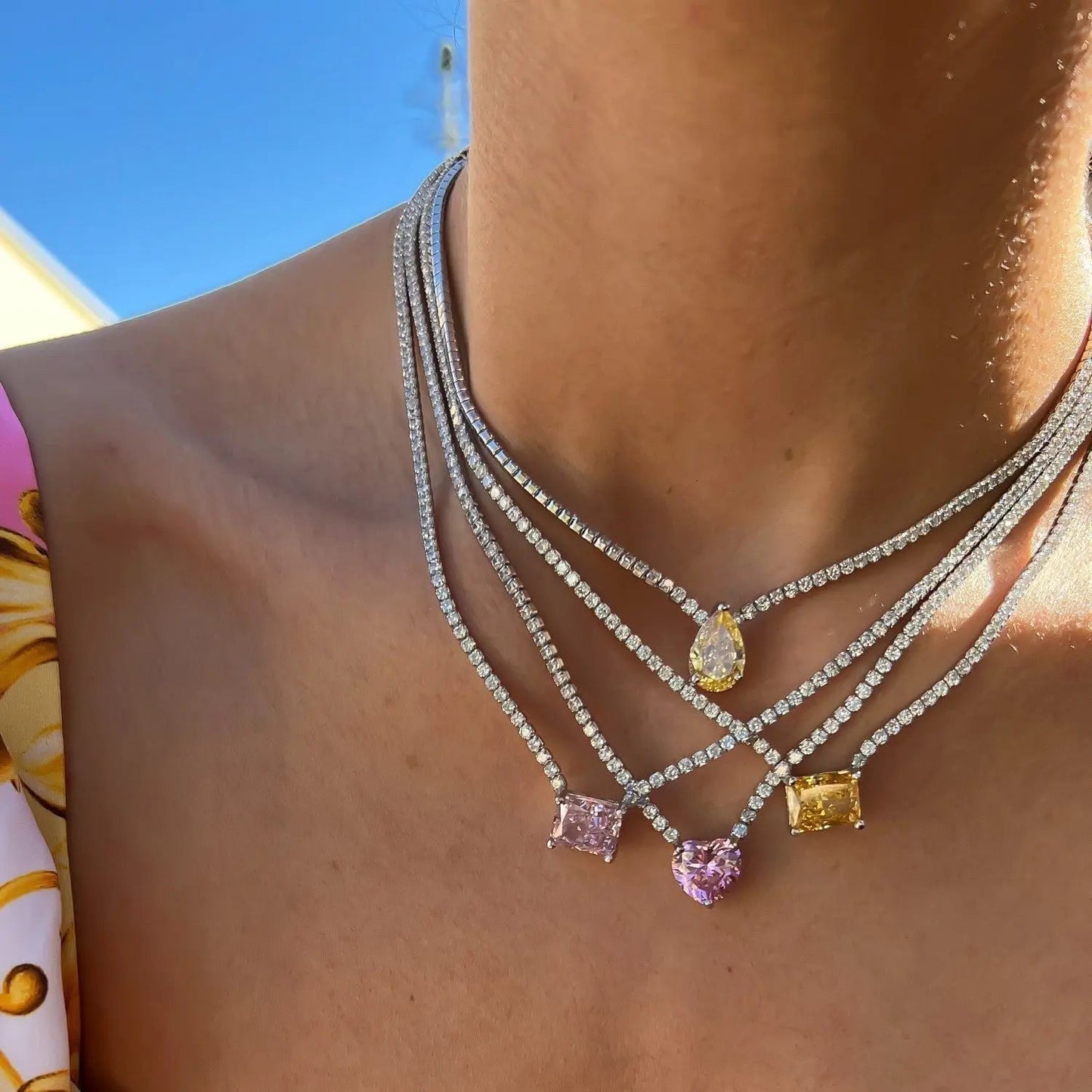 Zircon Chocker Choker Affordable Luxury Style Necklace Advibe Studio