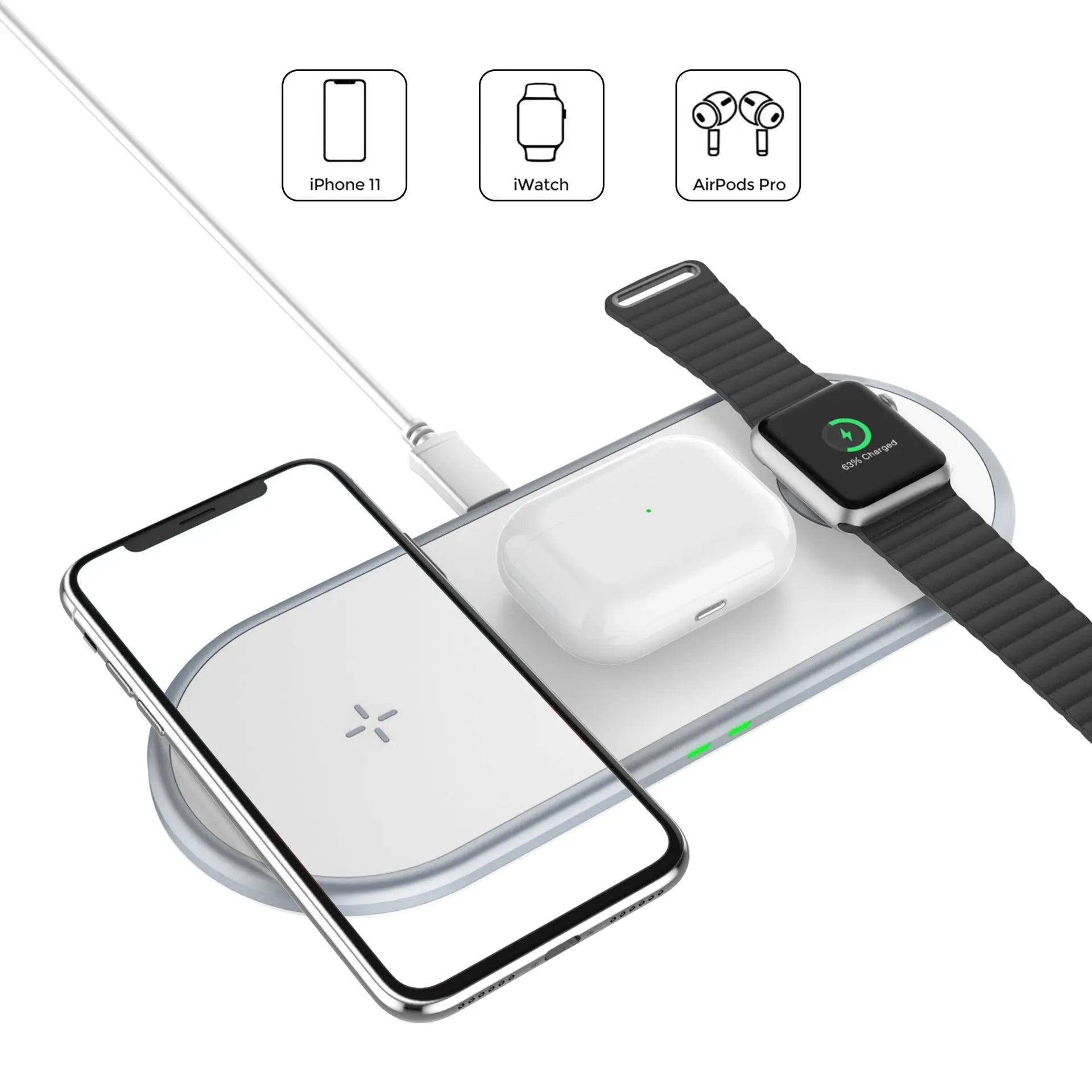 3 in 1 Wireless Charger Advibe Studio
