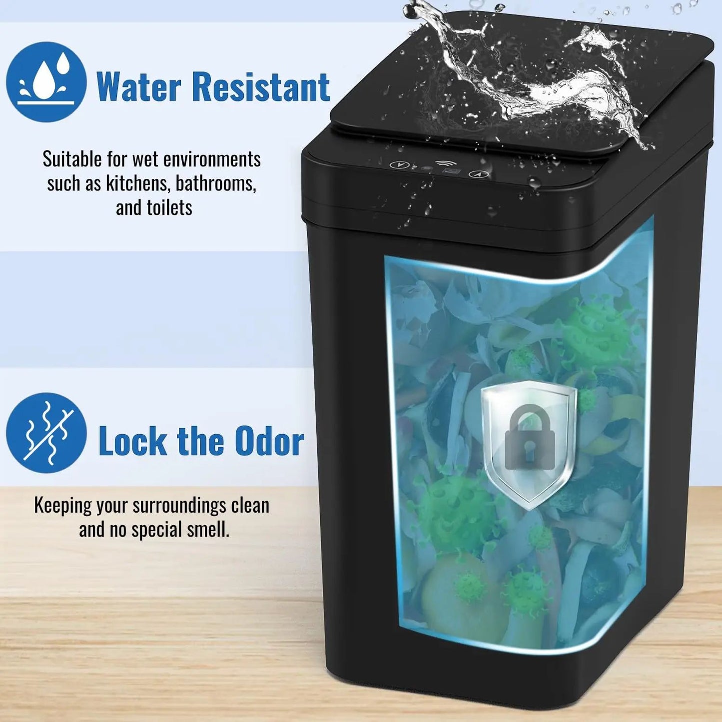 Smart Sensor Trash Can | For Kitchen, Living Room, Bathroom