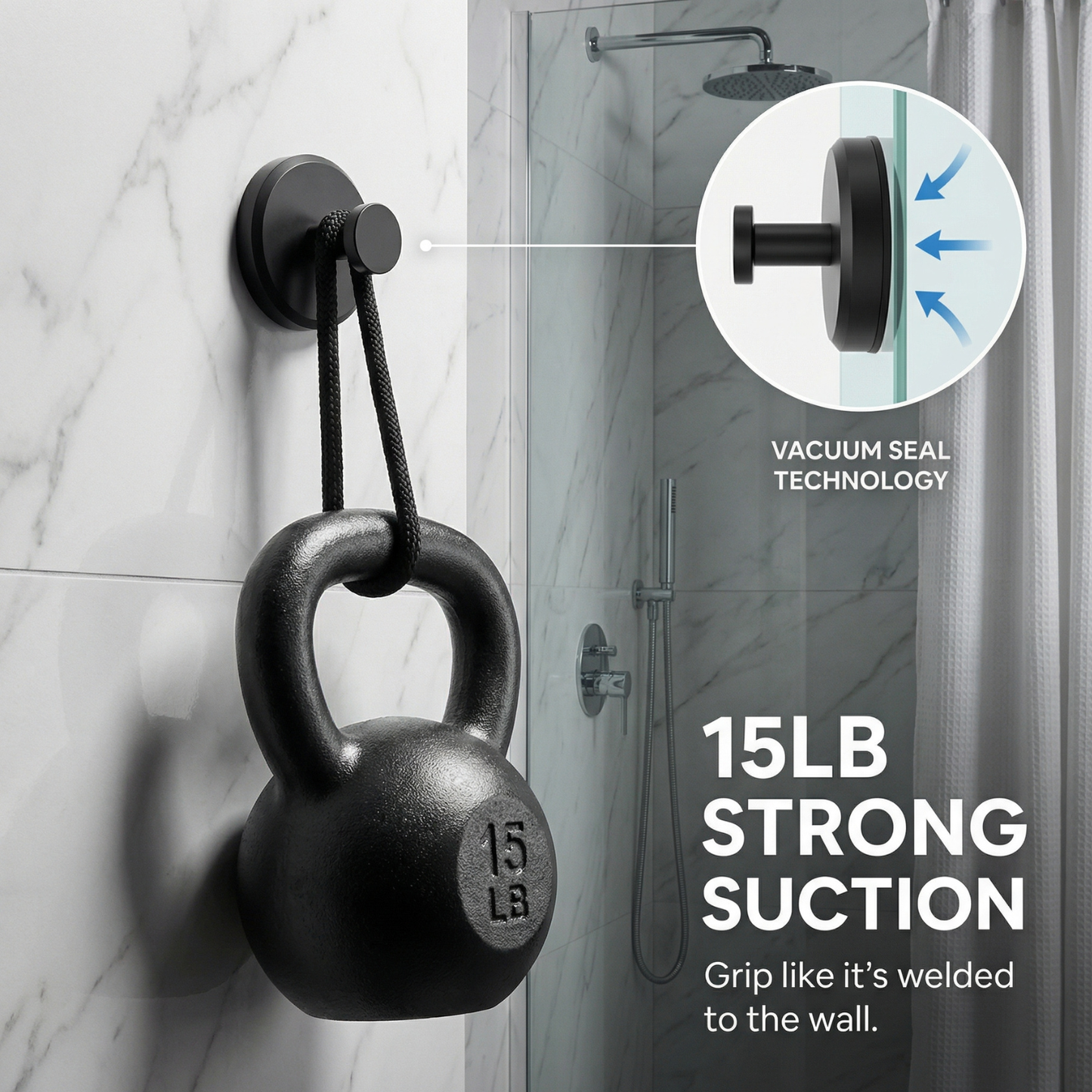 Multi-Surface Suction Hooks – Strong, Stylish & Reusable