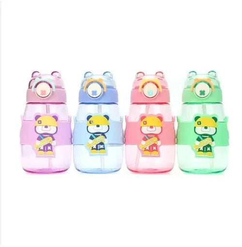 Bear Cartoon Water Bottle Advibe Studio