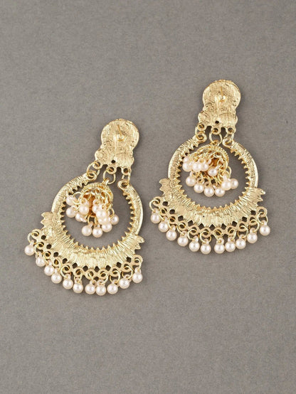 Bohemian Retro Ethnic Style Alloy Little Bell Shape Pendant Tassel Earrings Advibe Studio