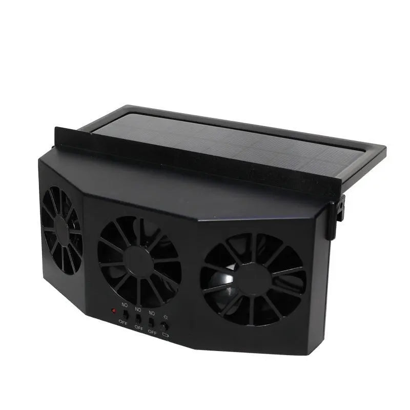 Car Fan Solar Window Sun Powered Car Auto Air Vent Cool Cooling System Radiator Fan Cooling Fan Energy Saving Car Styling Cooler Advibe Studio