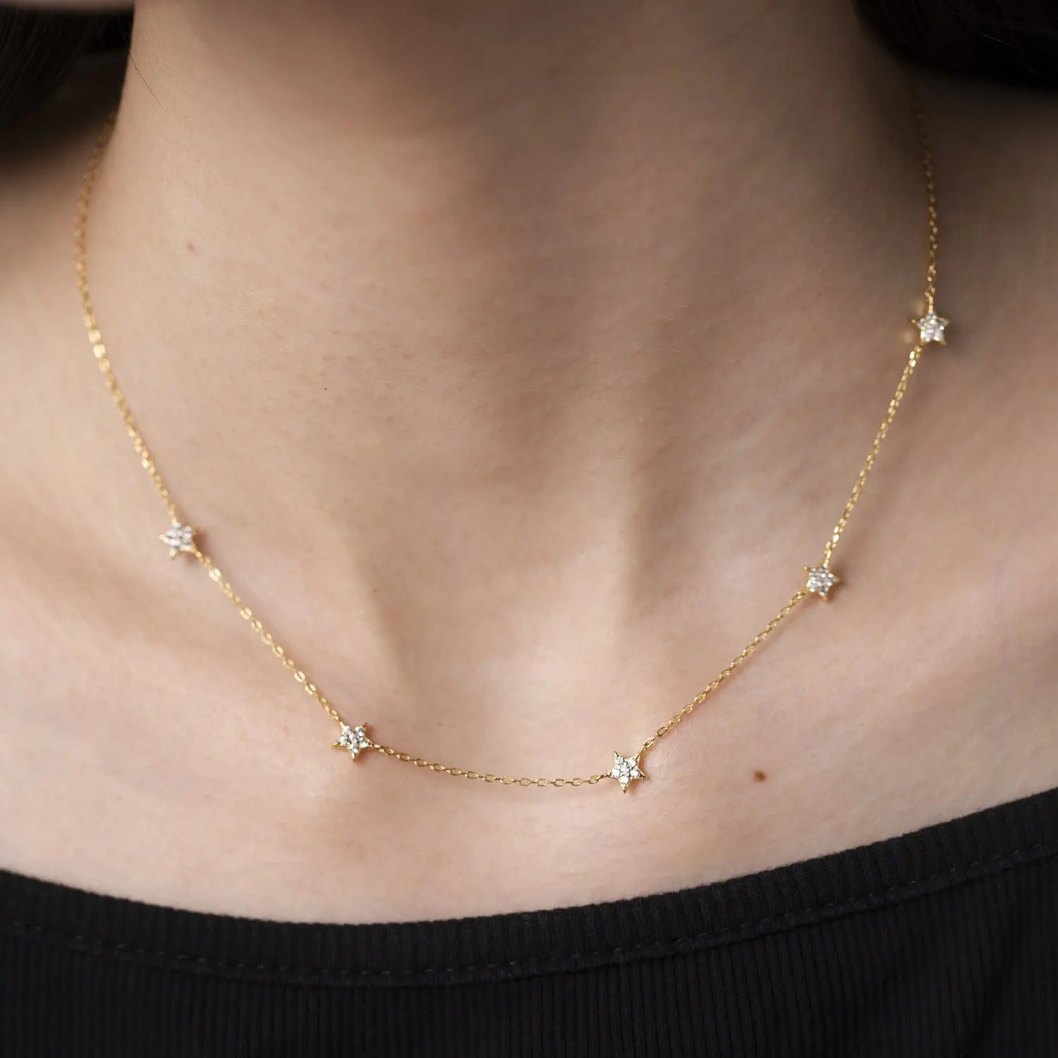 Fashion Personality Five-pointed Star Pendant Necklace Advibe Studio