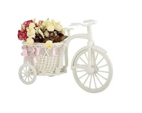 Hand Made Beautiful Bike Vase With Flowers Advibe Studio
