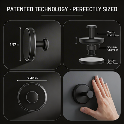 Multi-Surface Suction Hooks – Strong, Stylish & Reusable