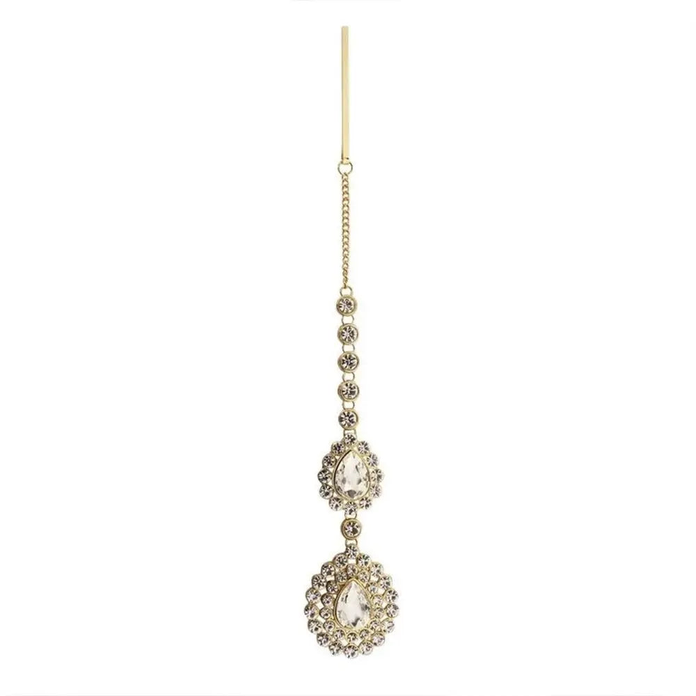 Simple Stylish Water Drop Forehead Chain Headdress Hair Band Advibe Studio