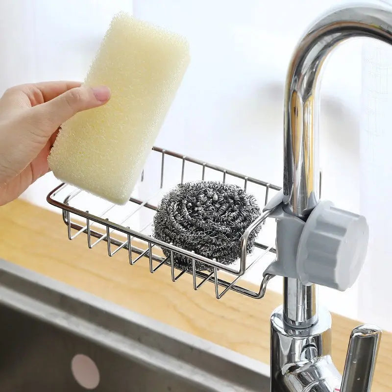 Stainless Steel Faucet Shelf Advibe Studio