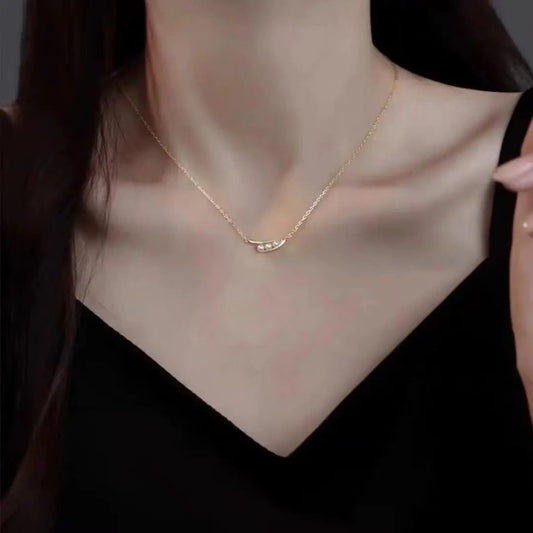 Women's Single-row Pearl Necklace Light Luxury Minority Refined Stylish And Versatile Advibe Studio