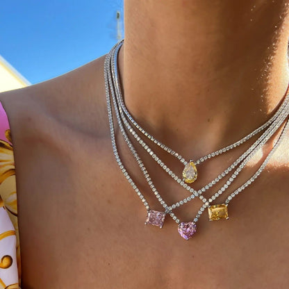 Zircon Chocker Choker Affordable Luxury Style Necklace Advibe Studio